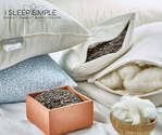 I Sleep Simple Buckwheat and Wool Hybrid Pillow